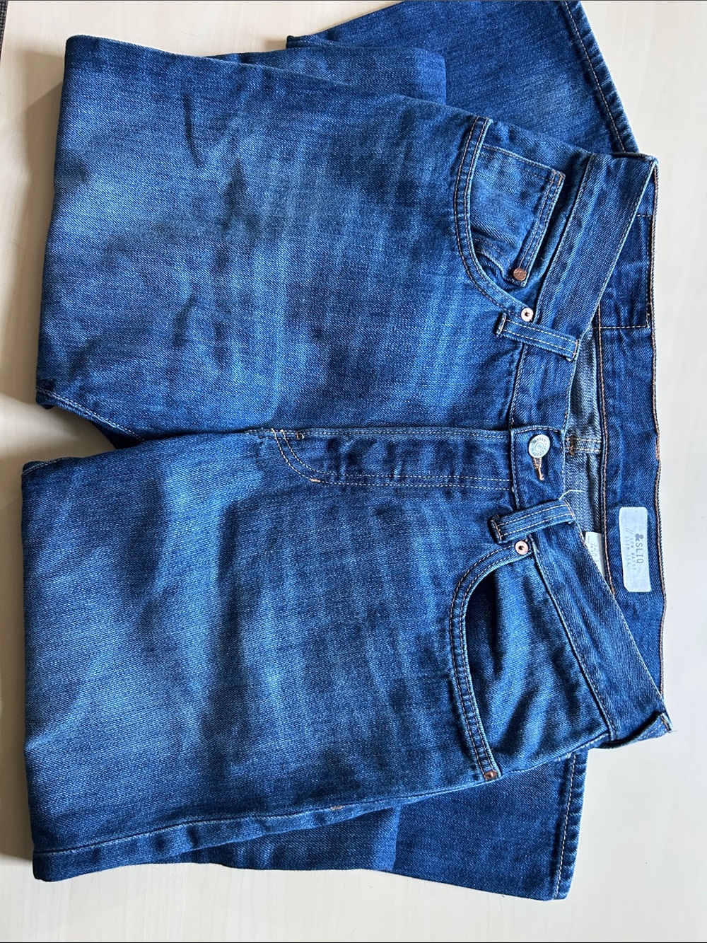 Men's Slim Straight Jeans - Blue